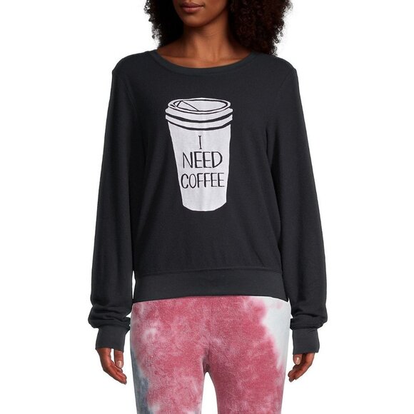 NWT Wildfox & Rae Dunn "Monday Morning Blues" top & baseball cap bundle - Picture 5 of 12